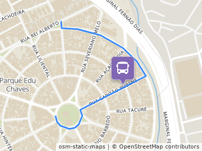 Mapa da parada