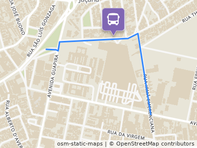 Mapa da parada