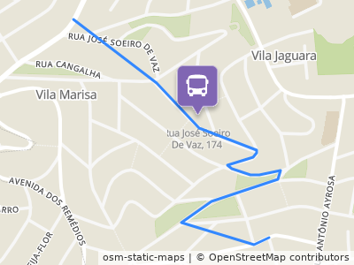 Mapa da parada