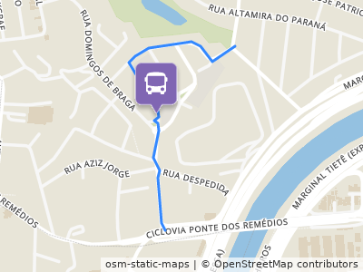 Mapa da parada