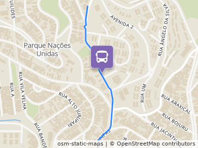 Mapa da parada