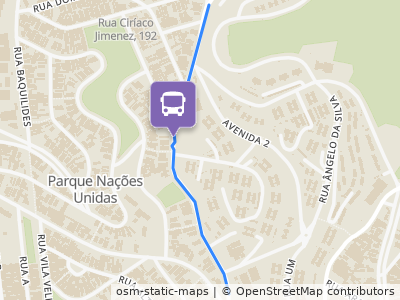 Mapa da parada