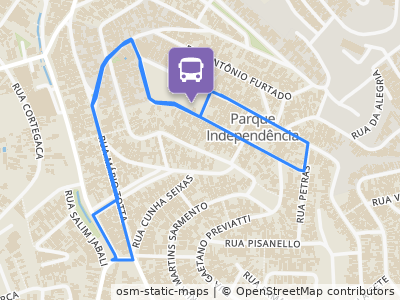 Mapa da parada