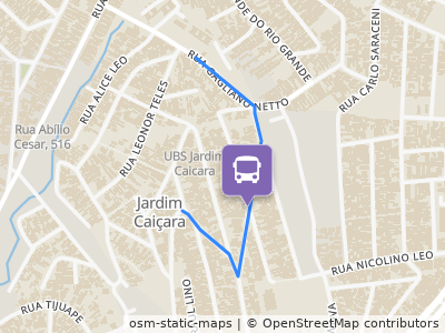 Mapa da parada