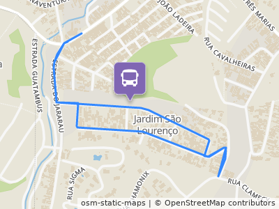 Mapa da parada
