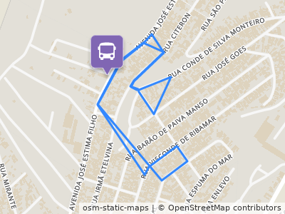 Mapa da parada