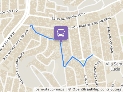Mapa da parada