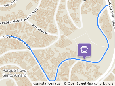 Mapa da parada
