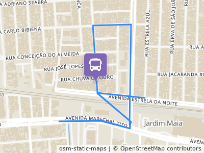 Mapa da parada