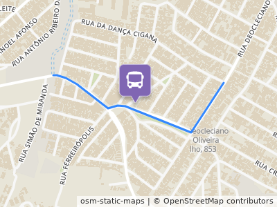 Mapa da parada