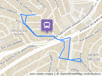 Mapa da parada