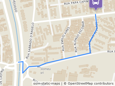 Mapa da parada
