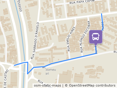 Mapa da parada