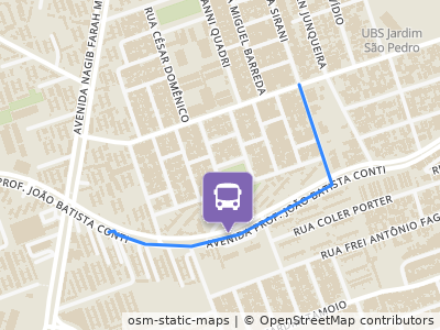 Mapa da parada