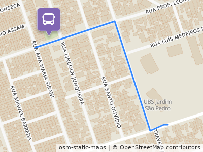 Mapa da parada