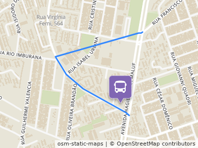 Mapa da parada