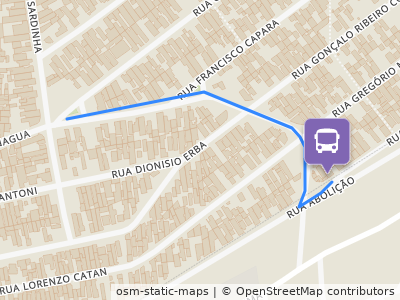 Mapa da parada