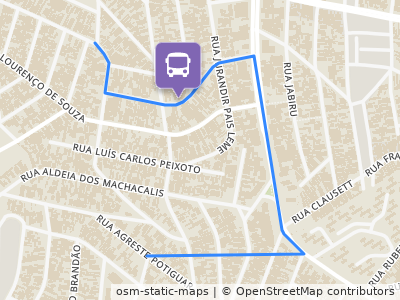 Mapa da parada