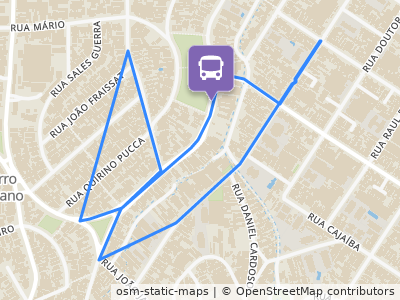 Mapa da parada
