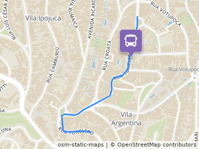 Mapa da parada