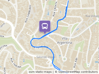 Mapa da parada