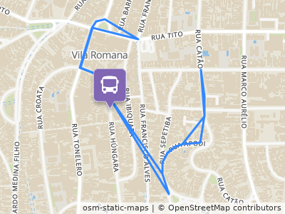 Mapa da parada