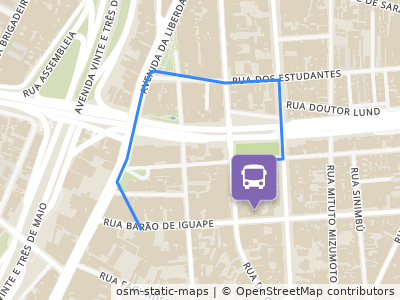 Mapa da parada