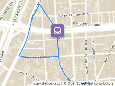 Mapa da parada