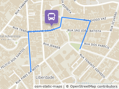 Mapa da parada