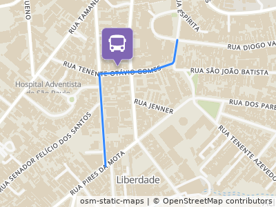 Mapa da parada