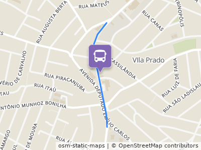 Mapa da parada