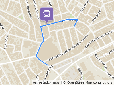 Mapa da parada