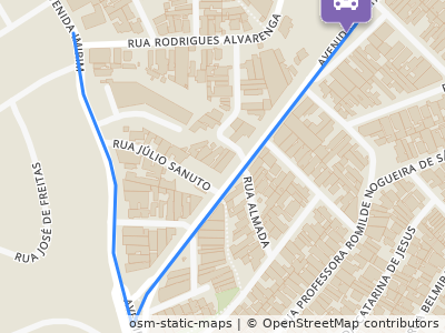 Mapa da parada