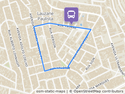 Mapa da parada