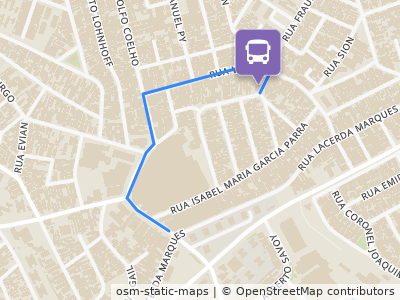 Mapa da parada