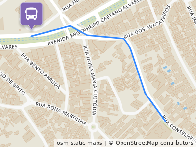 Mapa da parada