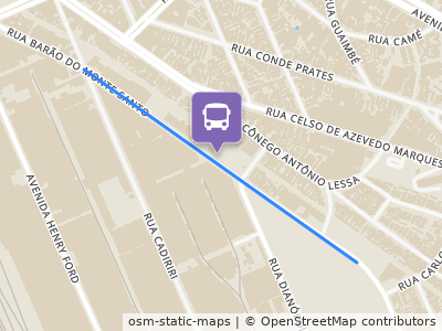 Mapa da parada