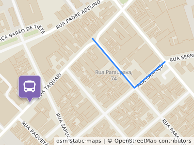Mapa da parada