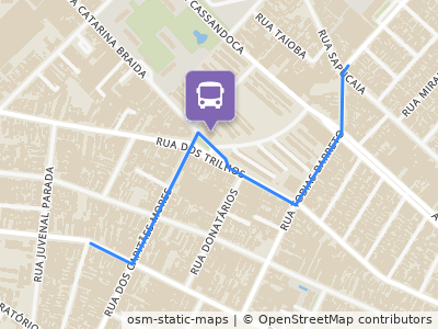 Mapa da parada