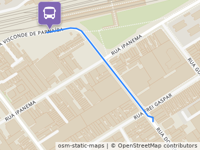 Mapa da parada