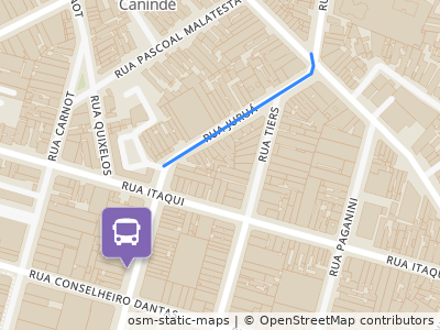 Mapa da parada