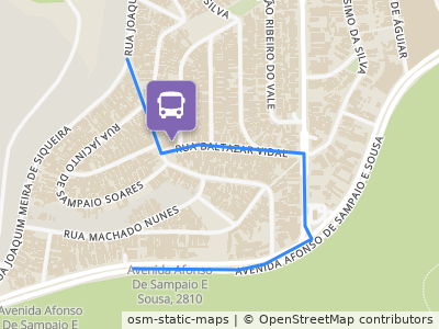Mapa da parada