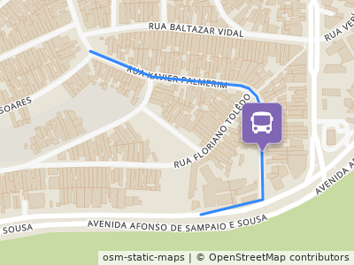 Mapa da parada