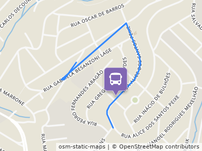 Mapa da parada