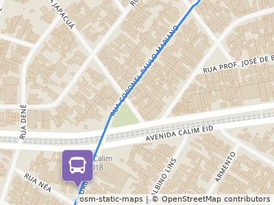 Mapa da parada