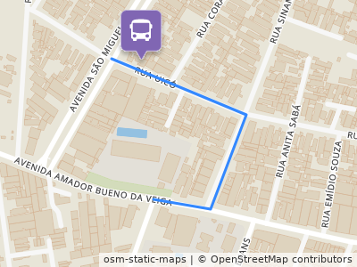 Mapa da parada