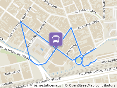 Mapa da parada