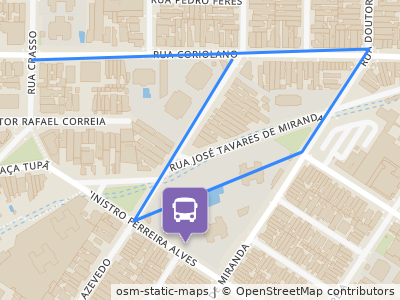 Mapa da parada