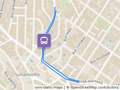 Mapa da parada