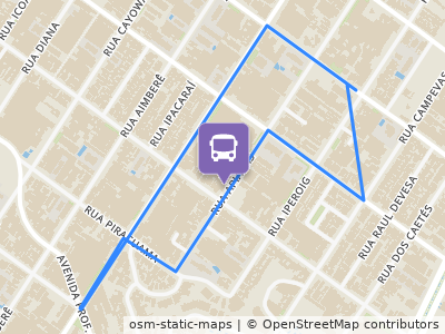 Mapa da parada